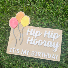Load image into Gallery viewer, Hip Hip Hooray Plaque
