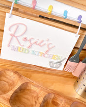 Load image into Gallery viewer, Rainbow Mud Kitchen Sign
